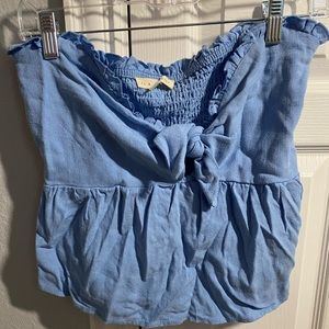 Baby Blue Tube Top